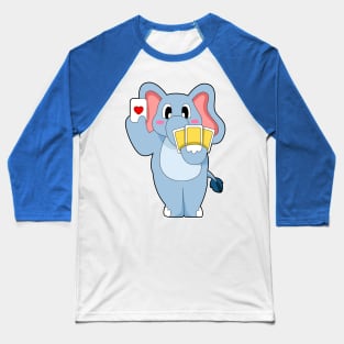 Elephant Poker Poker cards Baseball T-Shirt